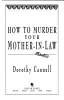 How_to_murder_your_mother-in-law